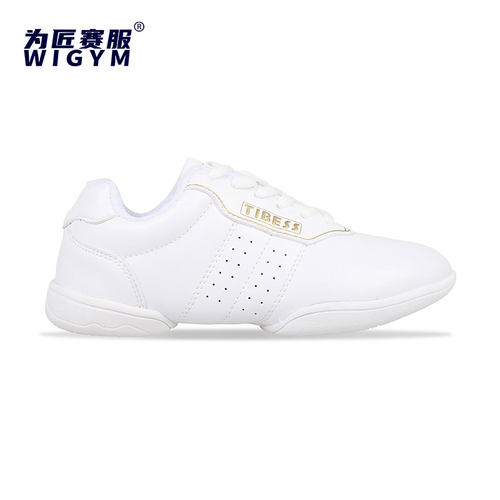 世锦赛同款白色落地缓冲弓底鞋
