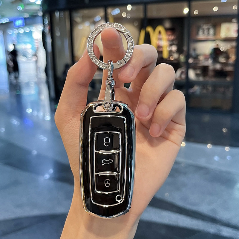 适用吉利博越汽车21款百万款保护遥控器男女小车锁匙扣壳钥匙包套