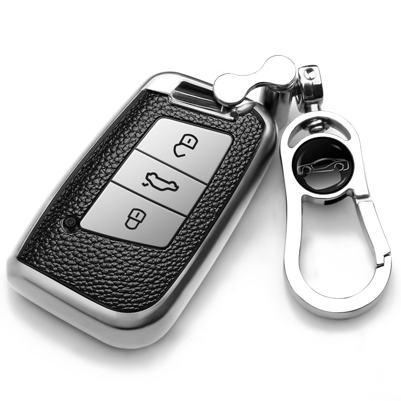 适用大众帕萨特汽车19/20/21/22/23/24款男女小车钥匙包外套扣壳