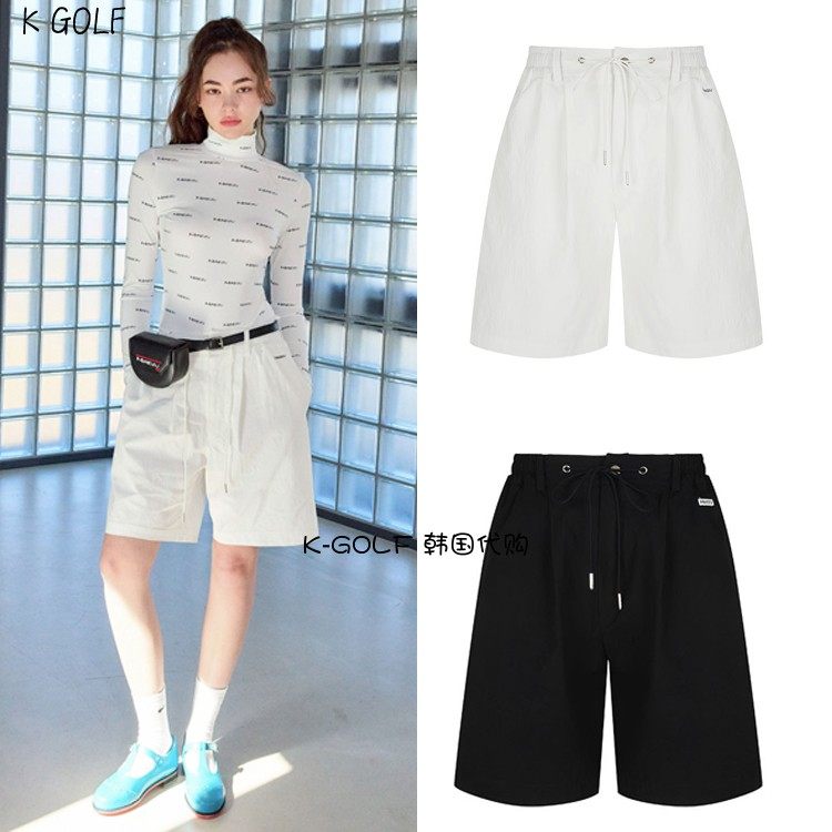KANDINI韩国正品代购高尔夫球服25年男女夏宽松休闲腰带个性半裤,运动/瑜伽/健身/球迷用品,高尔夫上装,淘宝优惠券,粉丝福利购,淘宝优惠卷