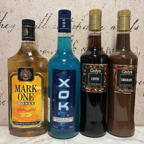 特价 巴西进口马克1号蜂蜜威士忌预调酒咖啡巧克力味力娇酒750ml