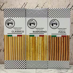 临期特卖 意大利进口勒尔玛经典原味迷迭香披萨味面包棒120g盒装