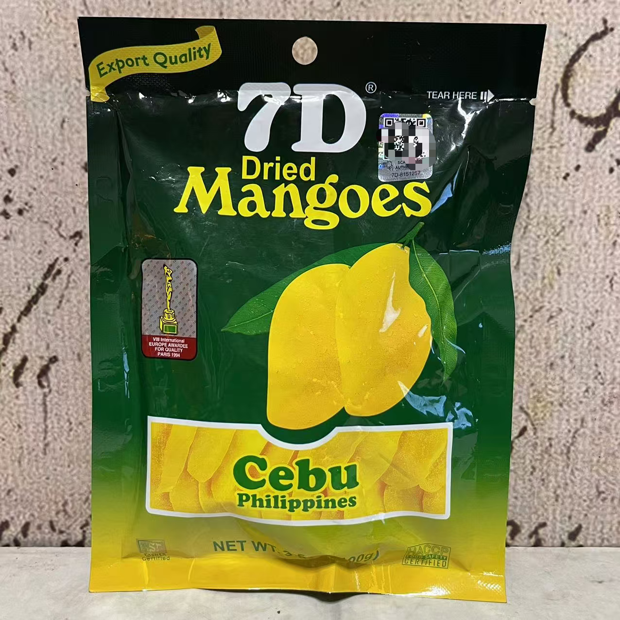 临期裸价特卖 菲律宾进口7D芒果干100g袋装 办公休闲水果干零食