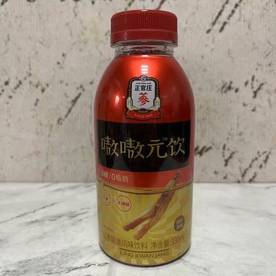 特价售卖 嗷嗷元饮 轻柠风味红参能量风味饮料330ml瓶装 休闲饮品