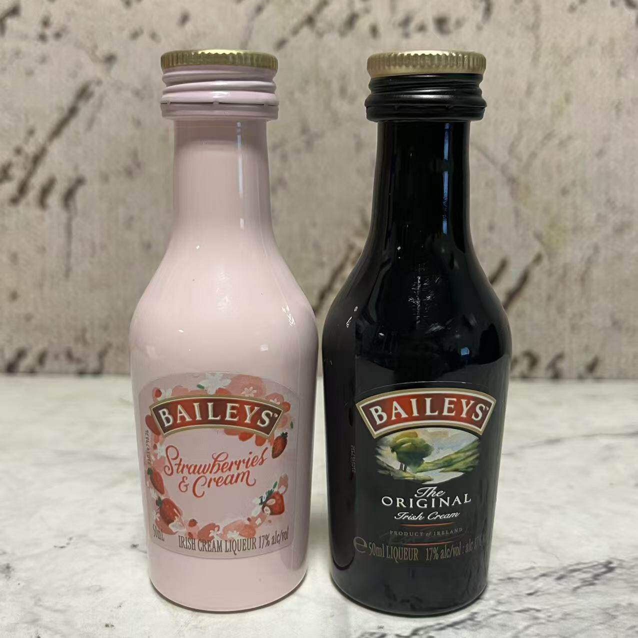 临期特卖 爱尔兰进口BAILEYS百利17%vol草莓奶油味甜酒配制酒50ml