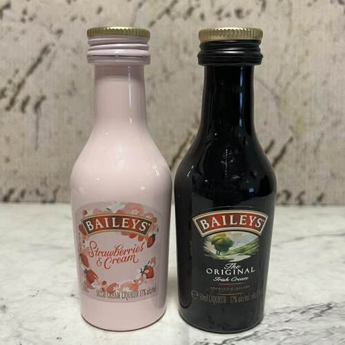 临期特卖 爱尔兰进口BAILEYS百利17%vol草莓奶油味甜酒配制酒50ml