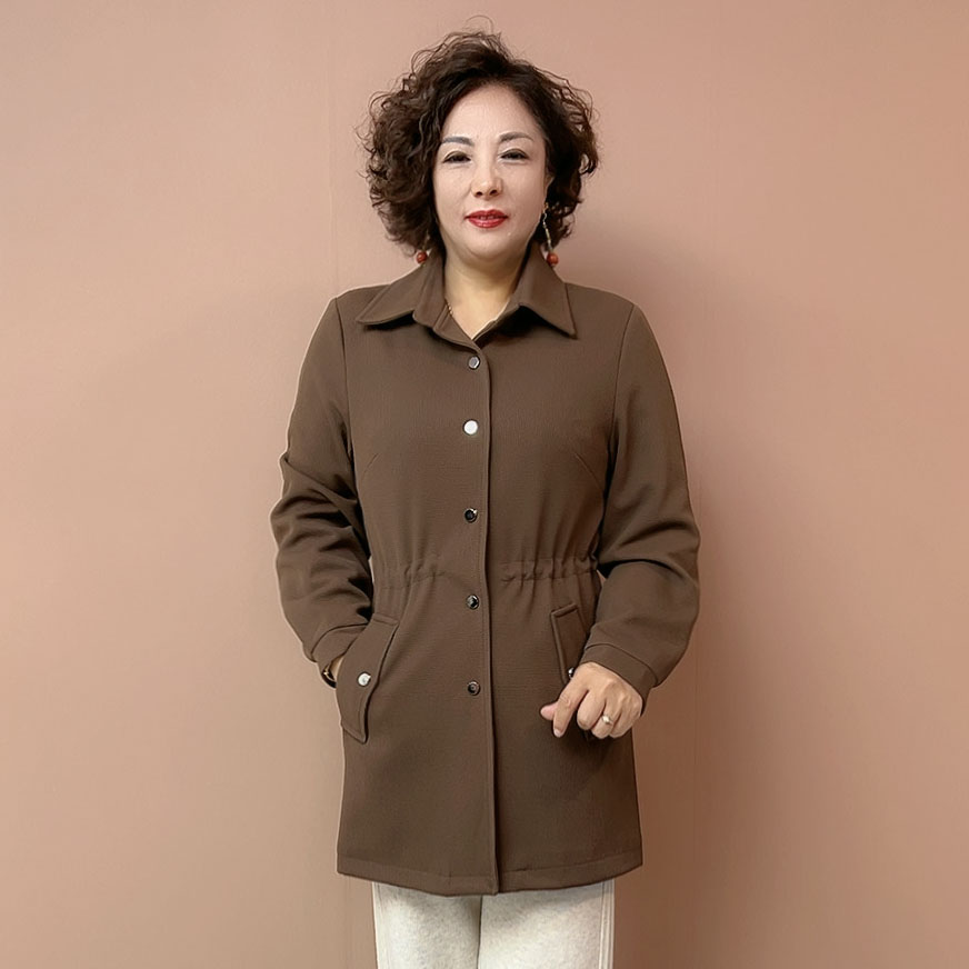 妈妈装显瘦气质休闲风衣