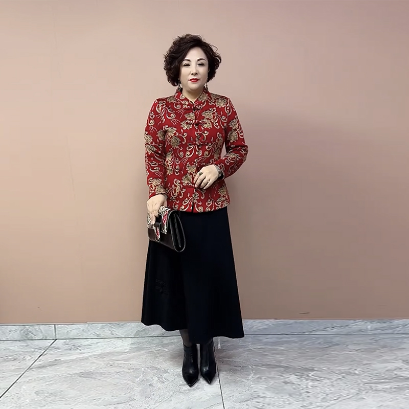 盘扣德绒复古小衫开衫外套保暖