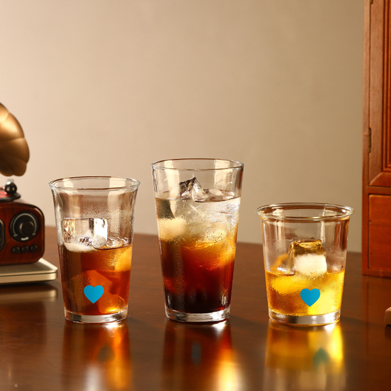 小蓝瓶bluebottle便携咖啡杯玻璃蓝瓶子简约卡特水杯早餐牛奶杯