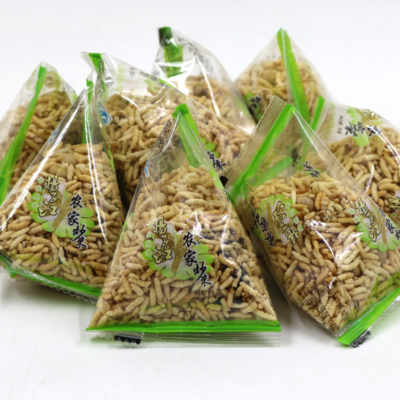 湖北武汉炒米农家粗粮休闲怀旧零食品散称黄豆芝麻炒米扬子江京果