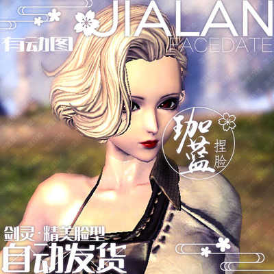 【珈蓝】剑灵捏脸 龙女脸型数据 国服韩服国际服BNS私服可用 乔丽