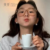 猫蛰S925纯银法式 大珍珠耳钉女生轻奢百搭小众设计高级感气质名媛