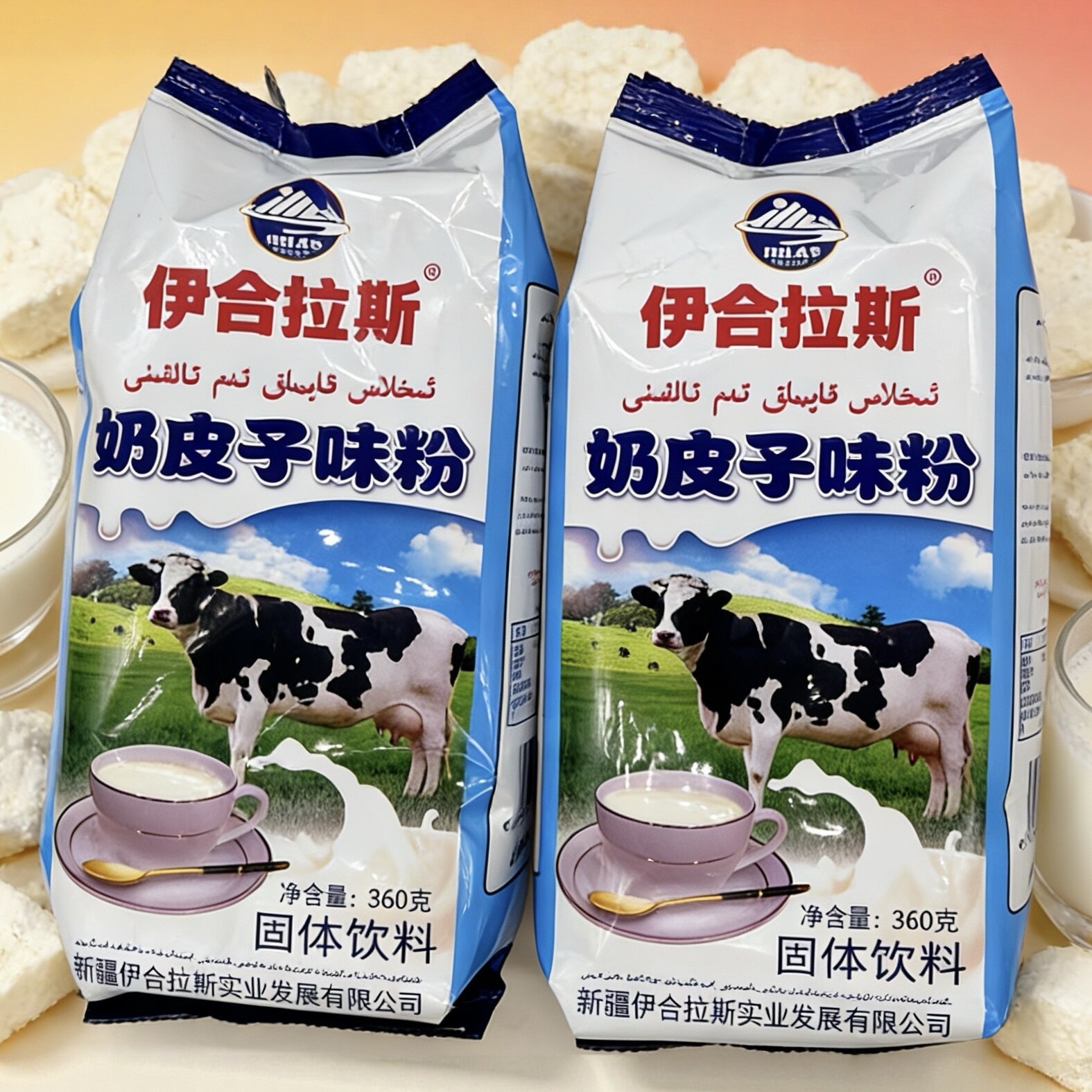 伊合拉斯奶皮子粉新疆特产奶茶图片