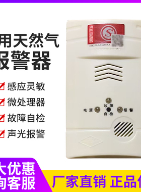 罗伯特 RB-IIIA家用可燃气体报警器济南长清老国标 天然气 探测器