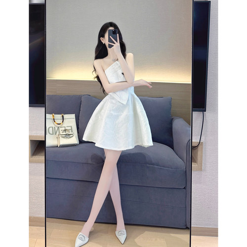 贵气千金风气质名媛A字裙礼服裙