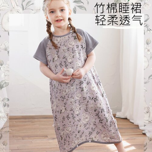 宝宝睡衣夏季薄款睡袋儿童睡裙