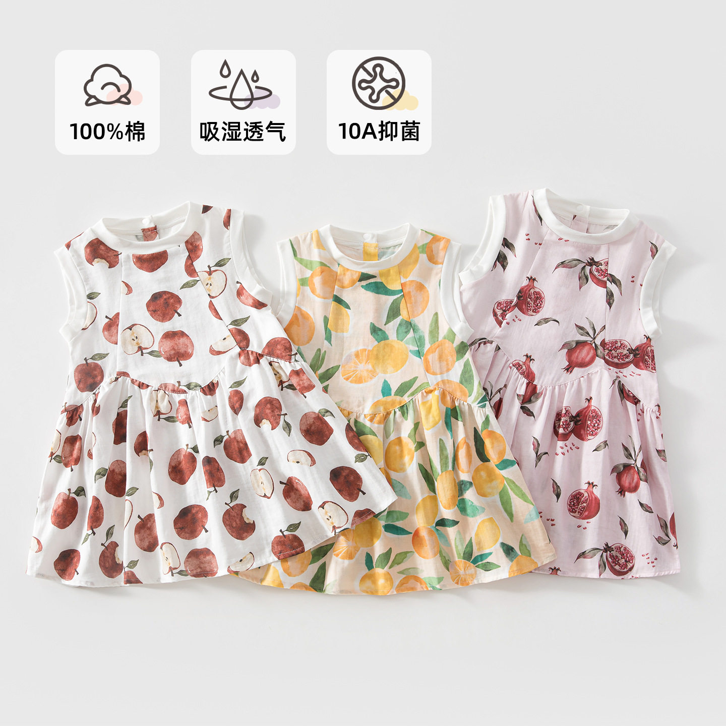 女宝宝纯棉连衣裙夏季薄款
