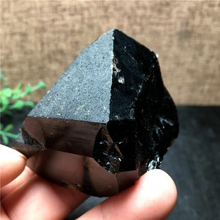 天然水晶烟晶云母共生石黑水晶茶晶骸骨窗口城堡摆件原石原矿标本