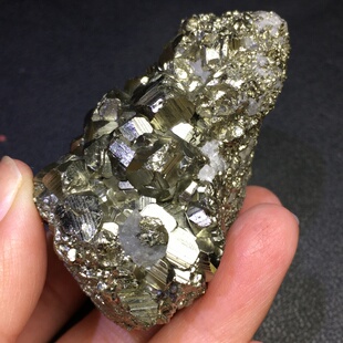 纯天然秘鲁黄铜矿黄铁矿铁矿石大小原石孩子科普教学标本摆件矿物