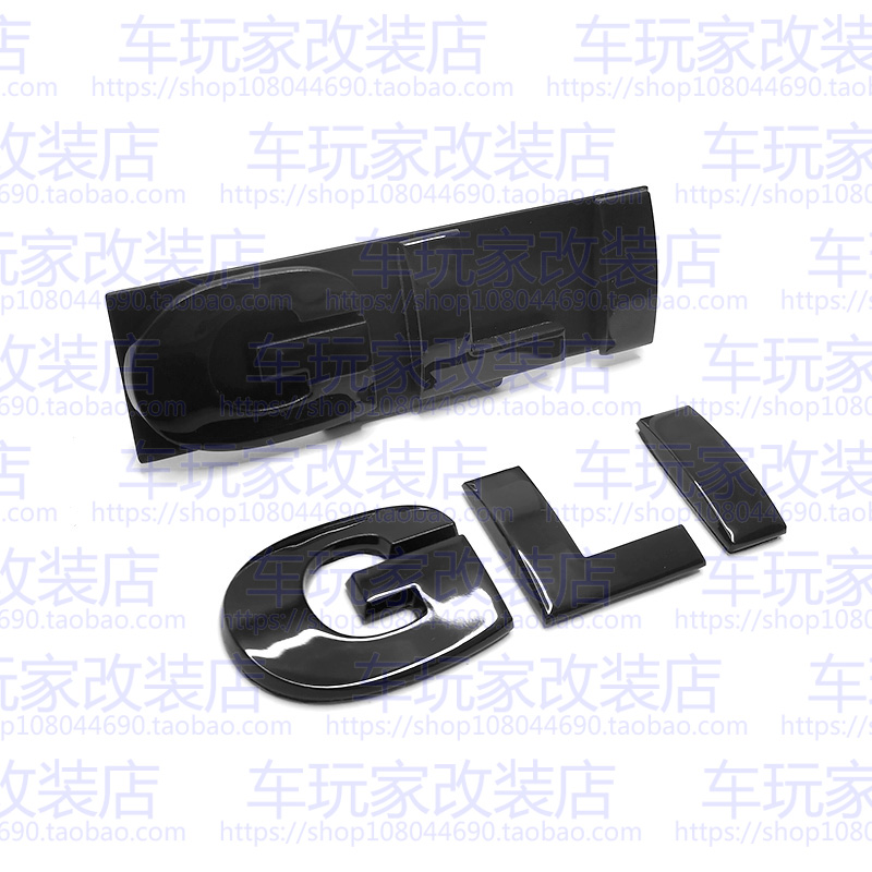 大众高尔夫速腾GLI车尾贴中网标