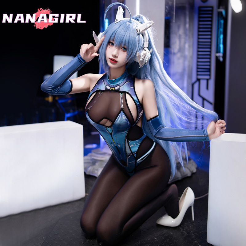 日系二次元赛博未来机械姬cosplay扮演制服万圣节酒吧舞台演出服