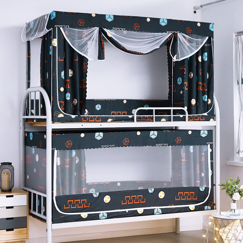 年年好宿舍床簾蚊帳壹體式學生寢室物理遮光上鋪下鋪男女簾子兩用在類目 牀上用品, 牀幔中 - 來自Buy2taobao.com提供專業的淘寶代購服務