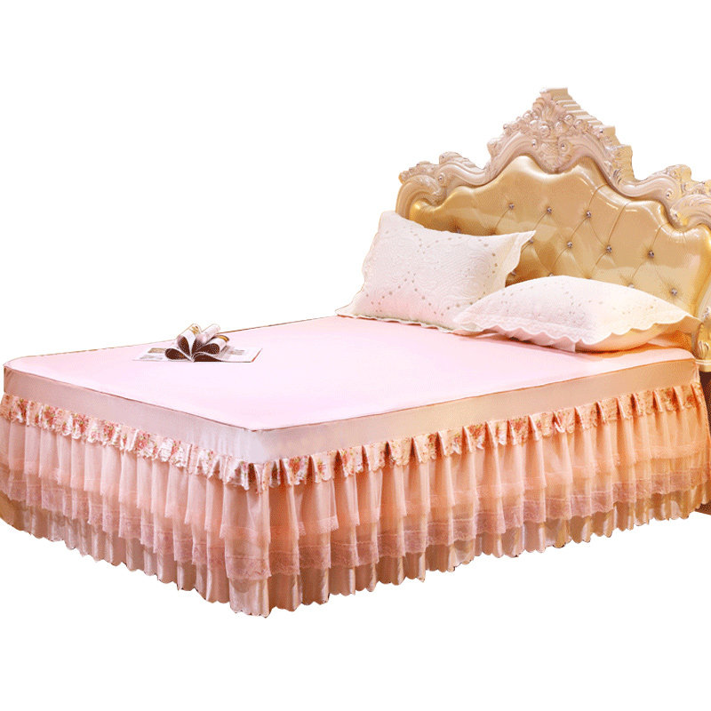 年年好蕾絲公主床罩床套罩床裙式單件防塵席夢思床套防滑1.51.8米在類目 牀上用品, 牀裙中 - 來自Buy2taobao.com提供專業的淘寶代購服務