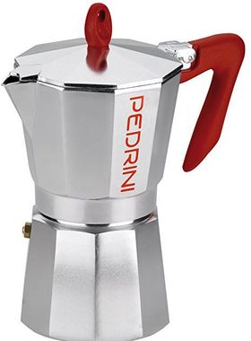 PED意大利高颜值铝制摩卡咖啡壶1/2/3/6/9/12杯