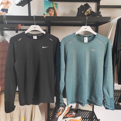 Nike耐克 正品男子冬季运动跑步训练速干保暖圆领套头长袖DD5650