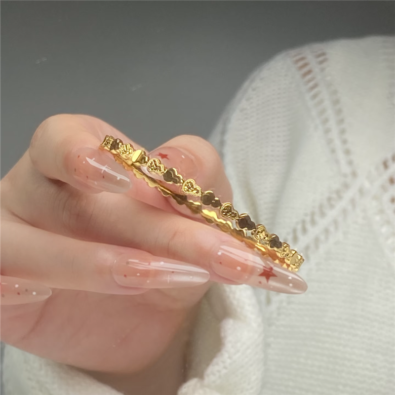 cnc工艺爆闪碎冰冰鱼鳞葫芦手镯