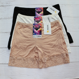 透气三分保险裤 夏季 6016 女莫代尔柔软贴身打底裤 樱子防走光安全裤