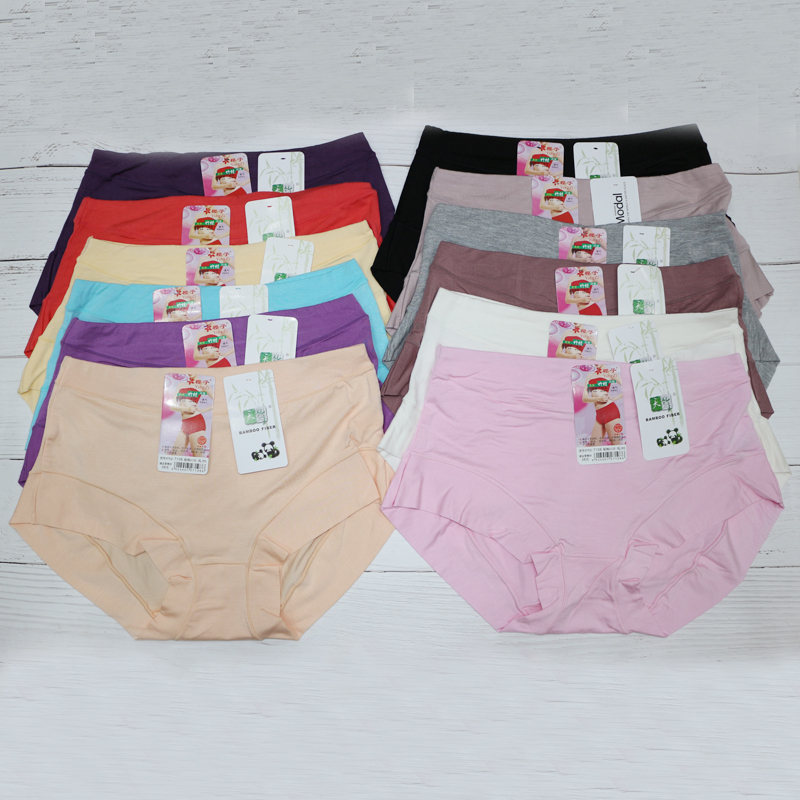 樱子内裤女7108高腰抑菌竹纤维