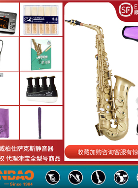 顺丰包邮津宝乐器中萨中音萨克斯风弯管JBAS-280黄铜bE降E调 演奏