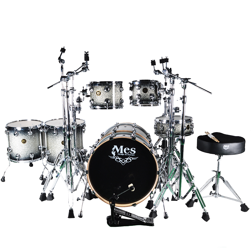 迈斯 mes  b728t 165 架子鼓 七鼓爵士鼓  成人鼓 加长底鼓