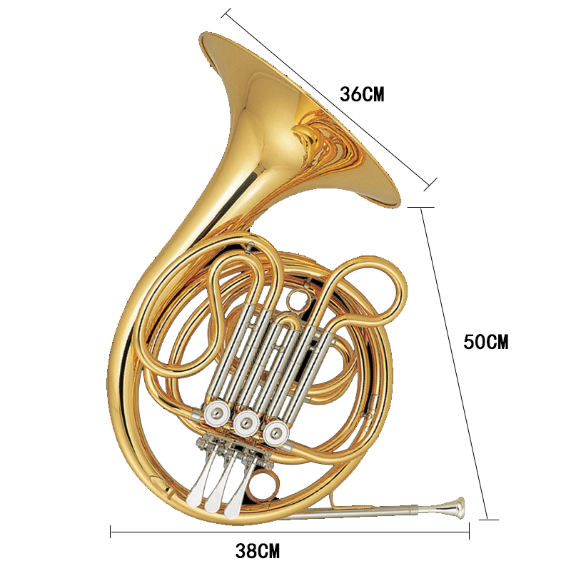 津宝乐器JBFH-720儿童圆号三键Eb F调礼品号猎号迷你圆号袖珍圆号