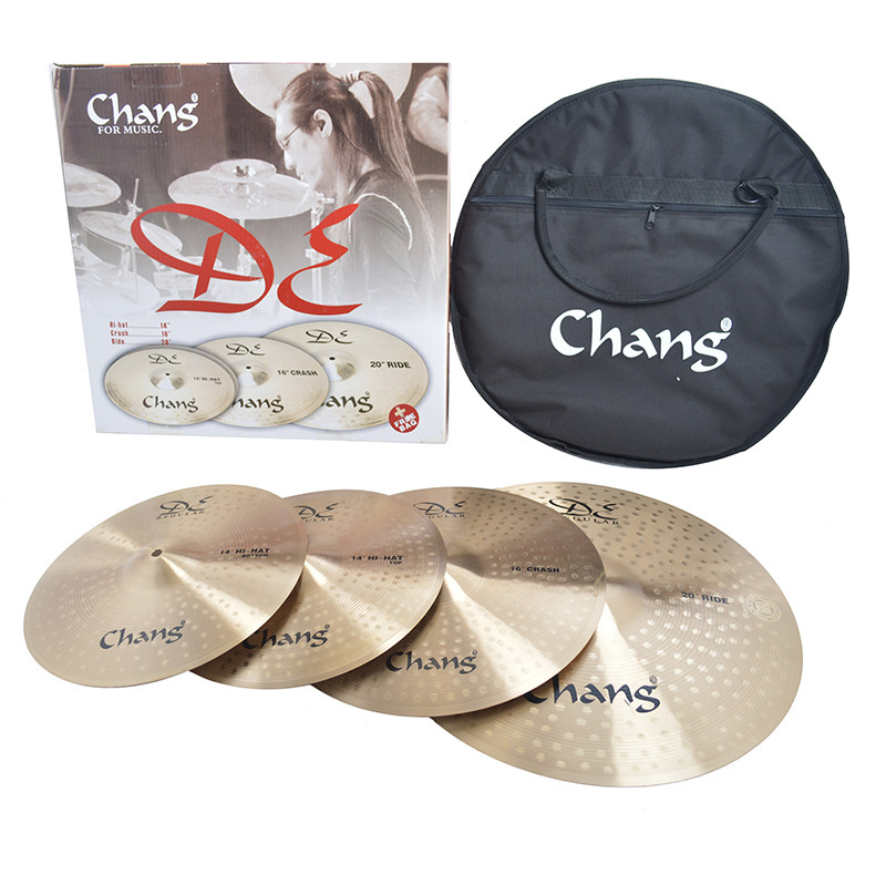 CHANG 张音 DE-R 架子鼓套镲 爵士鼓四片装 14 26 20 镲片