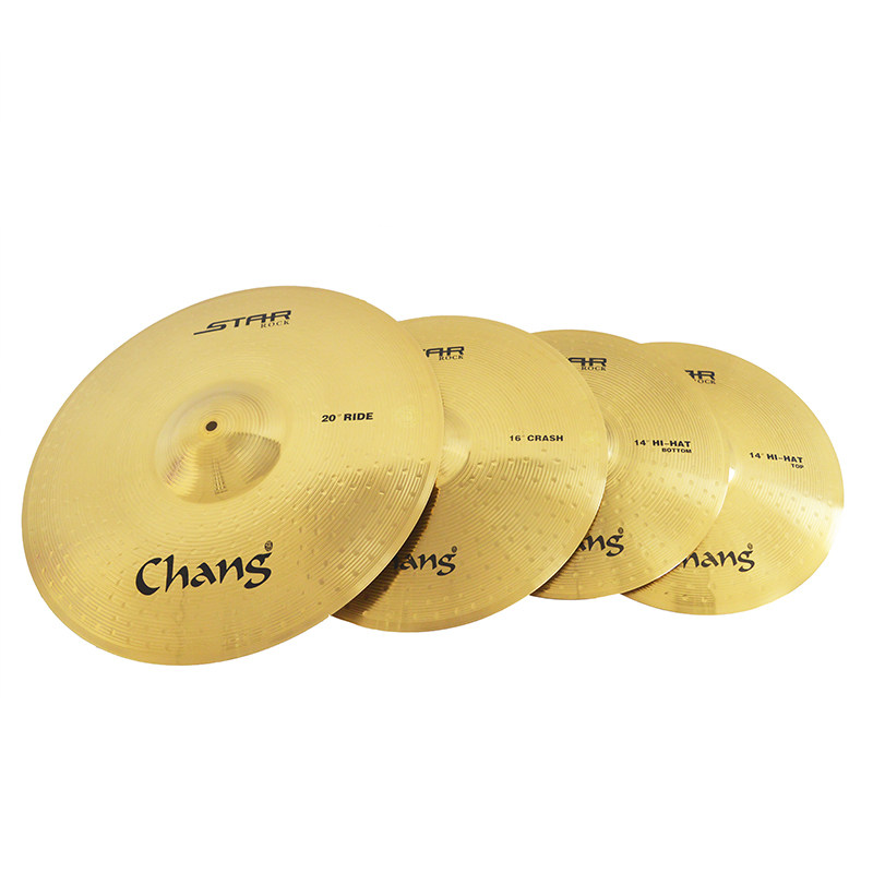 chang张音 架子鼓套镲st-rk 4片装 rock系列