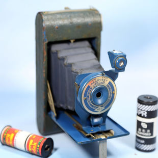 德国爱克发AgfaAnsco No.1折叠皮腔120胶片胶卷照相机复古收藏GZ2