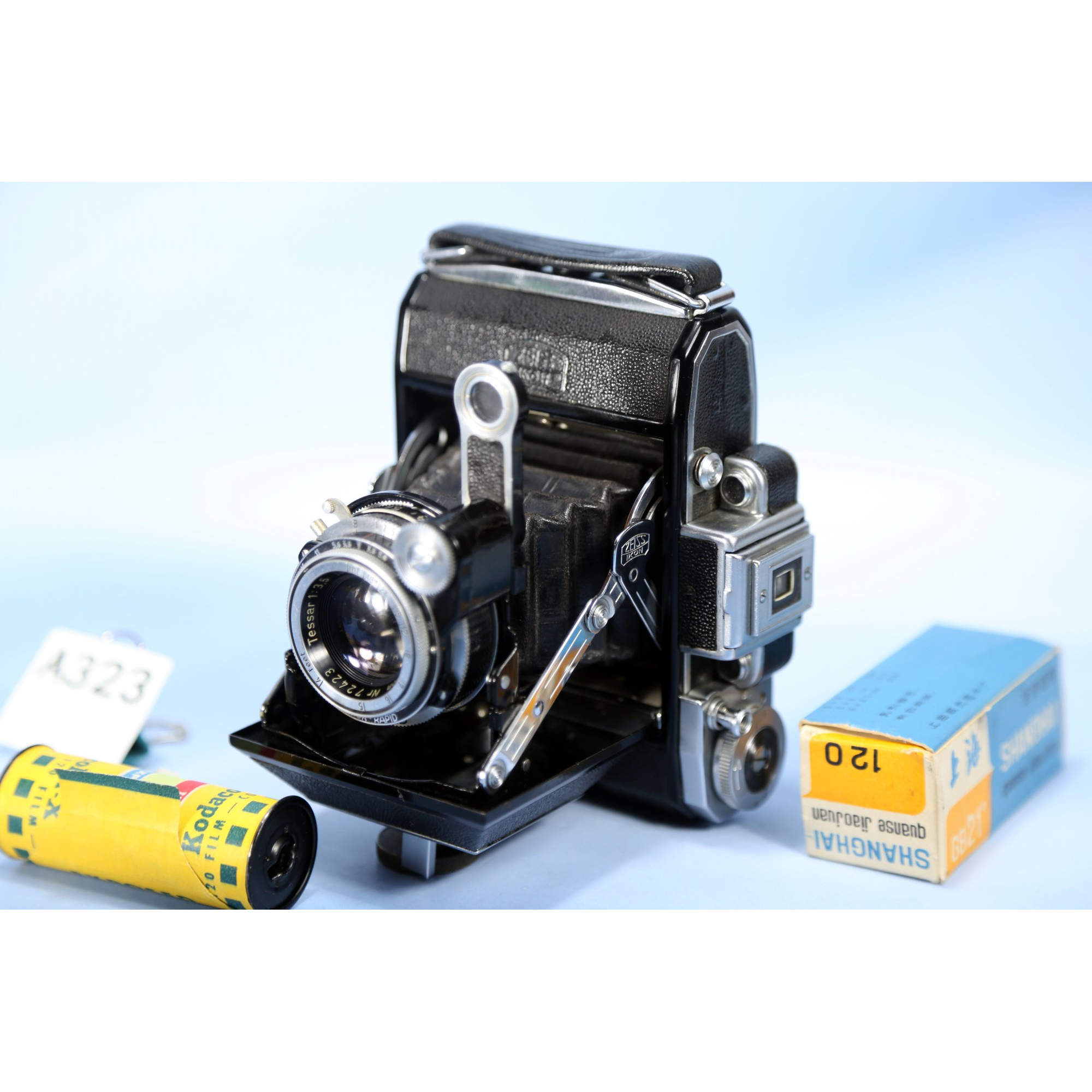 红T蔡司Zeiss super ikonta 531折叠皮腔照相机 120胶卷胶片W5