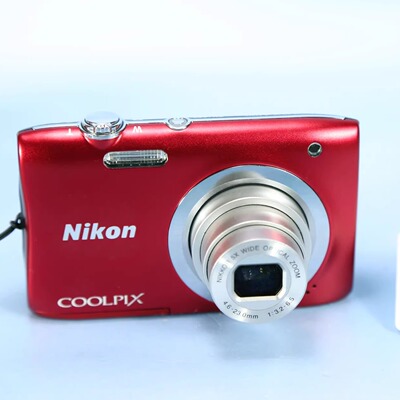 CCD 尼康COOLPIX A100复古卡片机 数码自动傻瓜相机网红冷白皮W2