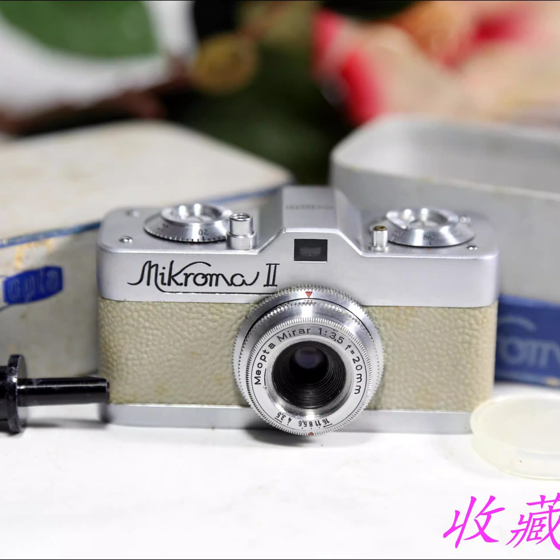 捷克Mikroma相机 微型小型迷你袖珍胶片16mm毫米胶卷照相机w8