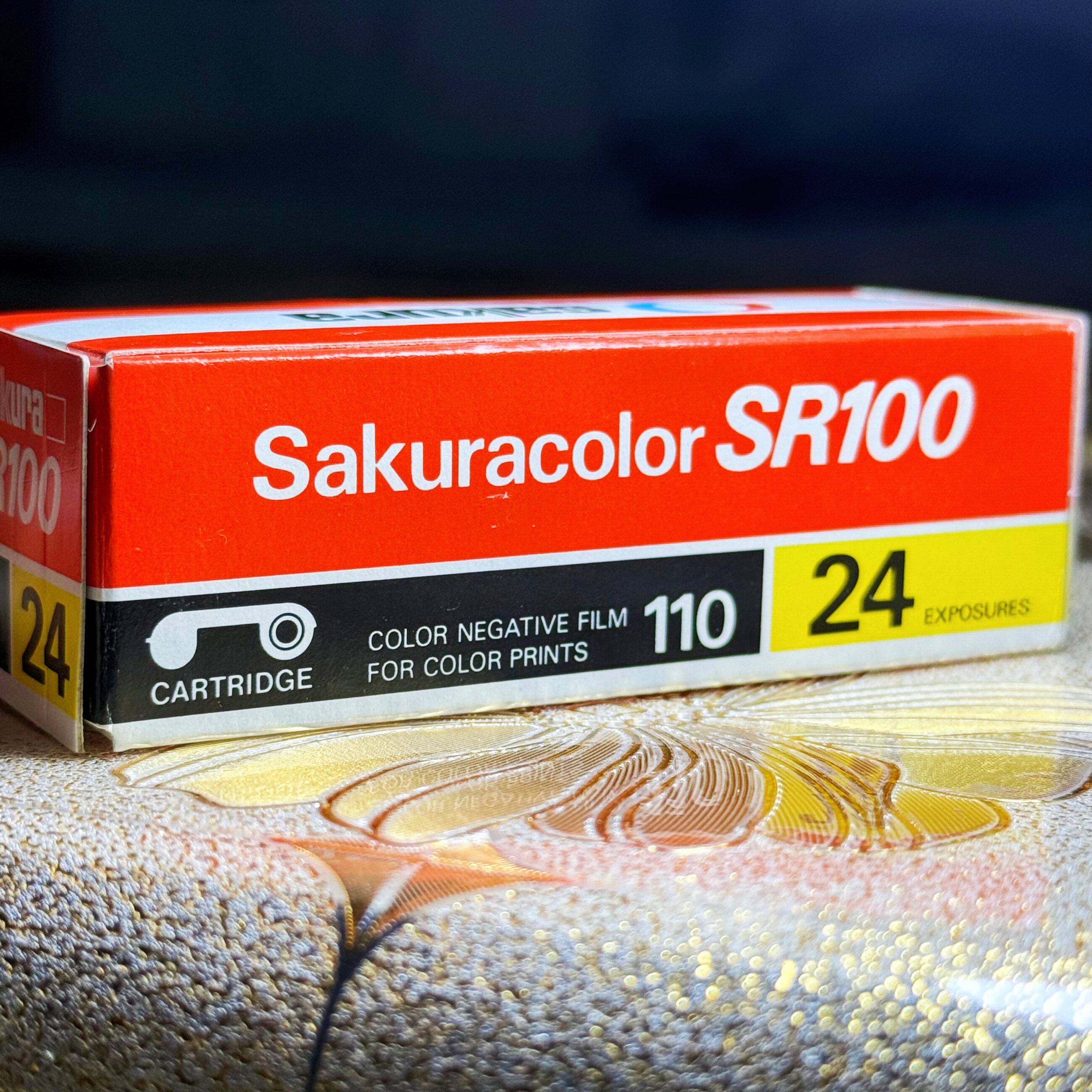 日本樱花Sakura SR100 110彩色胶卷胶片菲林 过期限定绝版收藏GZ