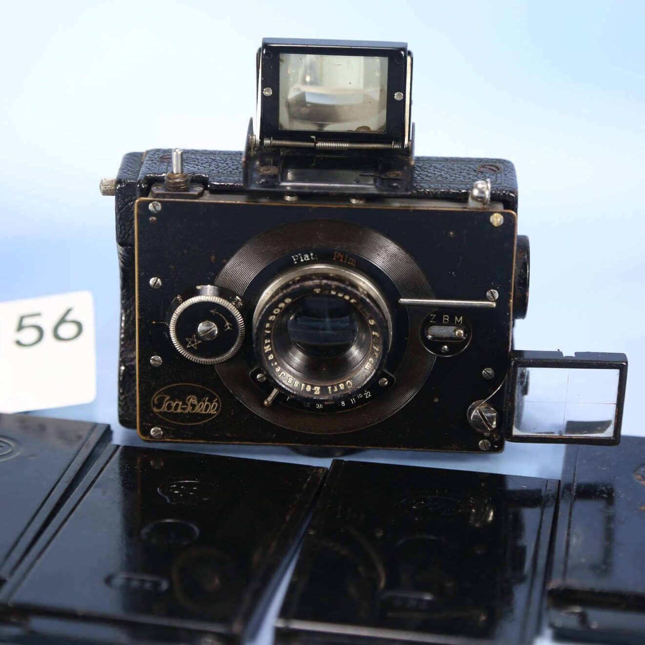 德国蔡司依康Zeiss Ikon ICA BEBE折叠干板皮腔相机6*4.5大画幅W7