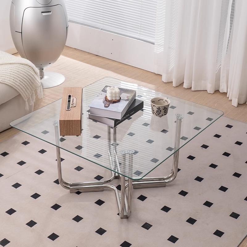 100+的中古玻璃茶几#包豪斯高级