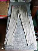 isaia 米黄色棉质休闲长裤 微瑕