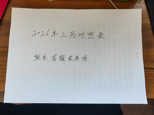日历2026年日历【回】2026年农历日历一百张
