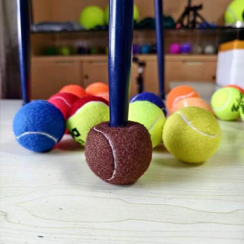 十字开口网球桌椅脚垫多色网球套凳脚网球十字切口网球艺术网球