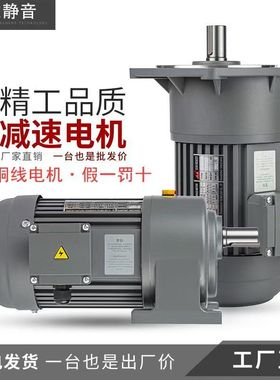 CV18 22立式小金刚齿轮减速机 200W CH28 32卧式硬齿轮减速机一体
