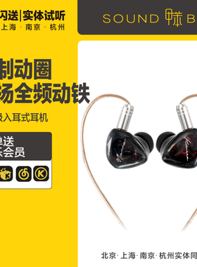 KINERA/王者时代 Nan·na入耳式静电耳机圈铁发烧HIFI降噪耳塞