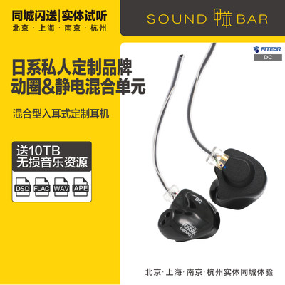 FitEar DC 静电动圈混合单元旗舰入耳式定制耳机  须山日本定制